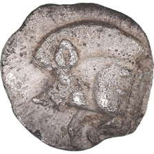 Moneta, Myzja, Obol, 450-400 BC, Kyzikos, EF(40-45), Srebro, SNG-France:377-8