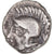 Moneda, Aeolis, Hemiobol, 450-400 BC, Elaia, MBC, Plata, SNG-Cop:164