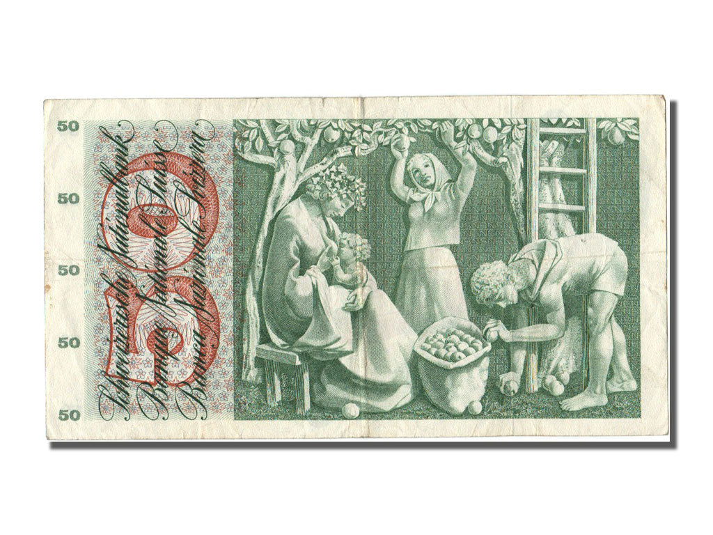 Banknote, Switzerland, 50 Franken, 1961, 1961-12-21, EF(40-45)