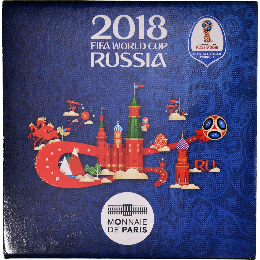 Frankreich, Monnaie de Paris, 5 Euro, Coupe du Monde FIFA Russie, 2018, Paris