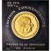 França, Medal, Charles de Gaulle, Monnaie de Paris, 1970, MS(65-70), Dourado