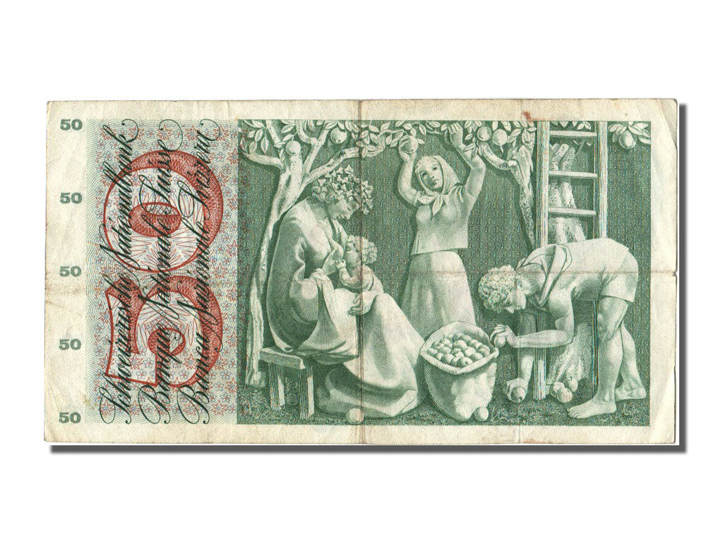 Banknote, Switzerland, 50 Franken, 1961, 1961-12-21, EF(40-45)