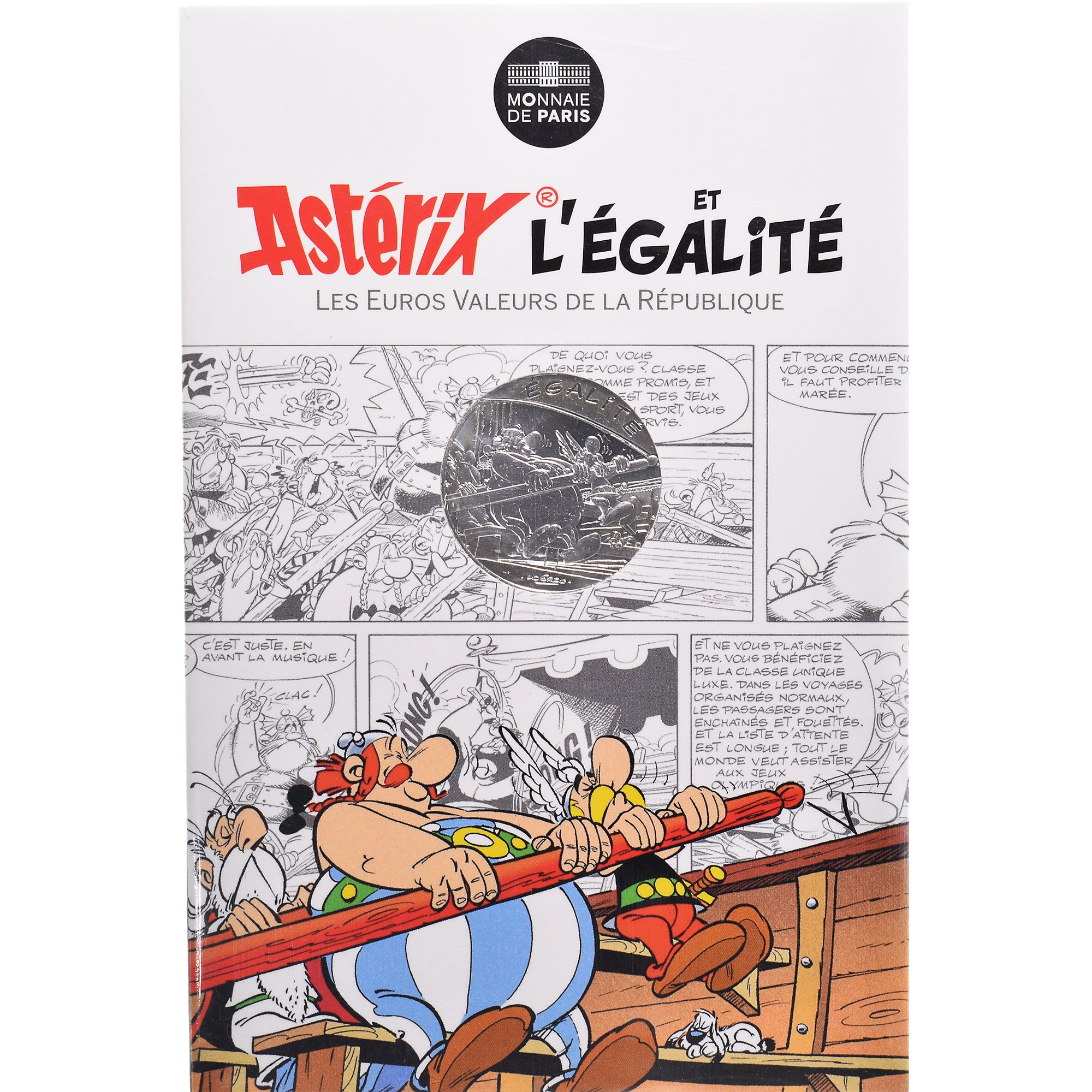 Francia, Monnaie de Paris, 10 Euro, Astérix Égalité (Jeux Olympiques), 2015