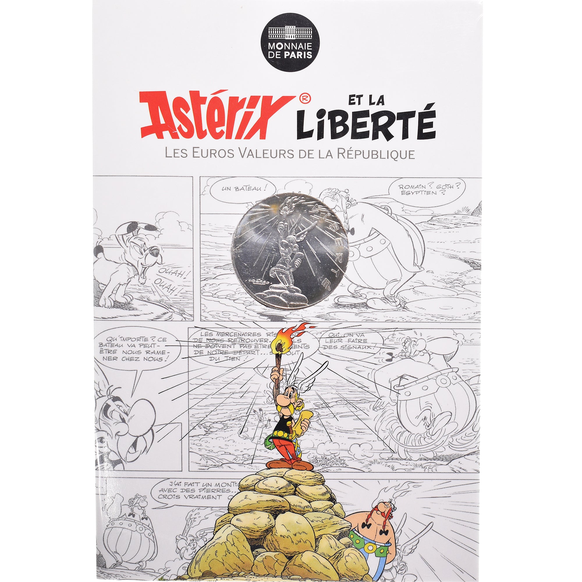 Francia, Monnaie de Paris, 10 Euro, Astérix Liberté (La grande traversée)
