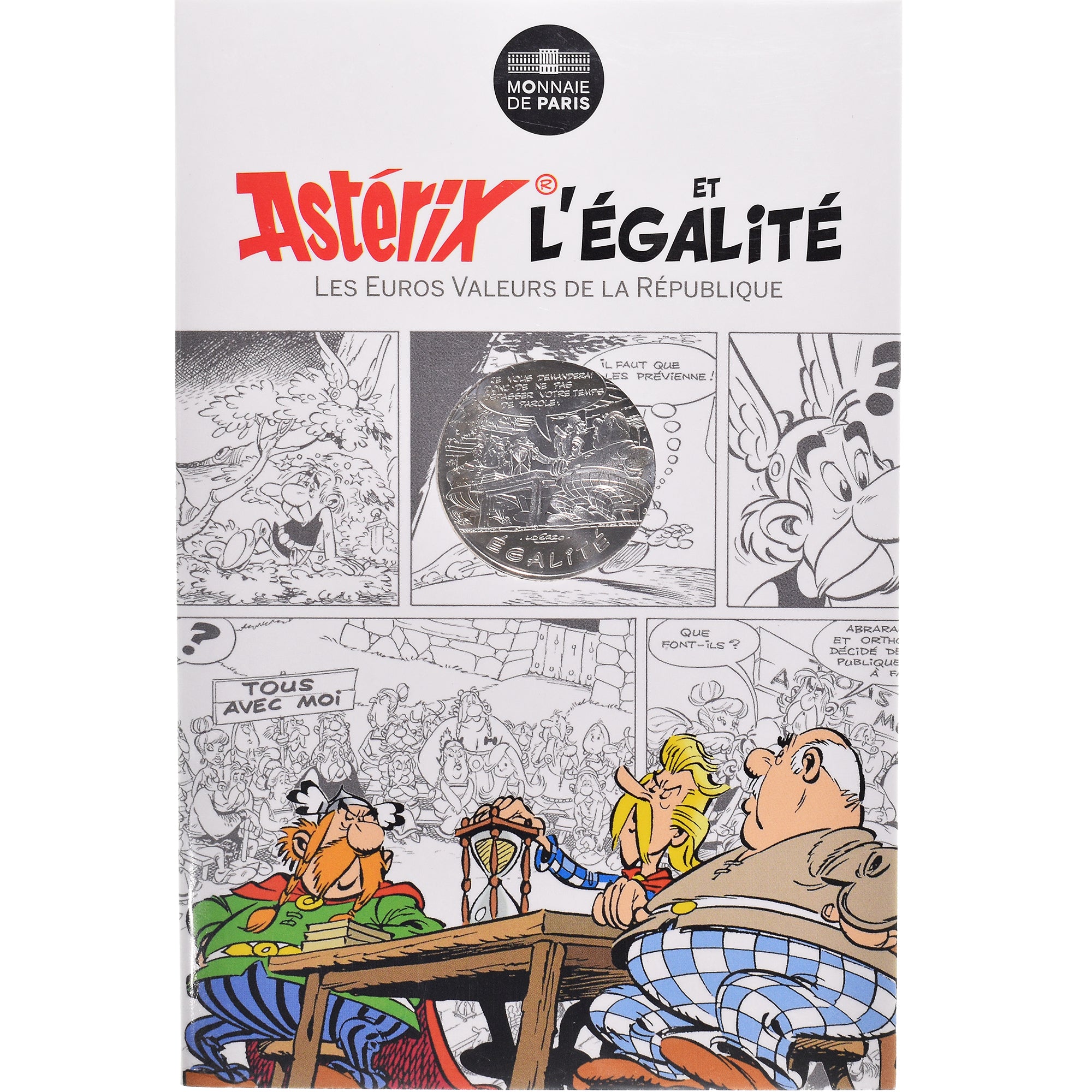 France, Monnaie de Paris, 10 Euro, Astérix Égalité (Le cadeau de César)
