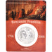 France, 1/4 Euro, Monnaie de Paris, Benjamin Franklin, 2006, Paris, FDC, Argent