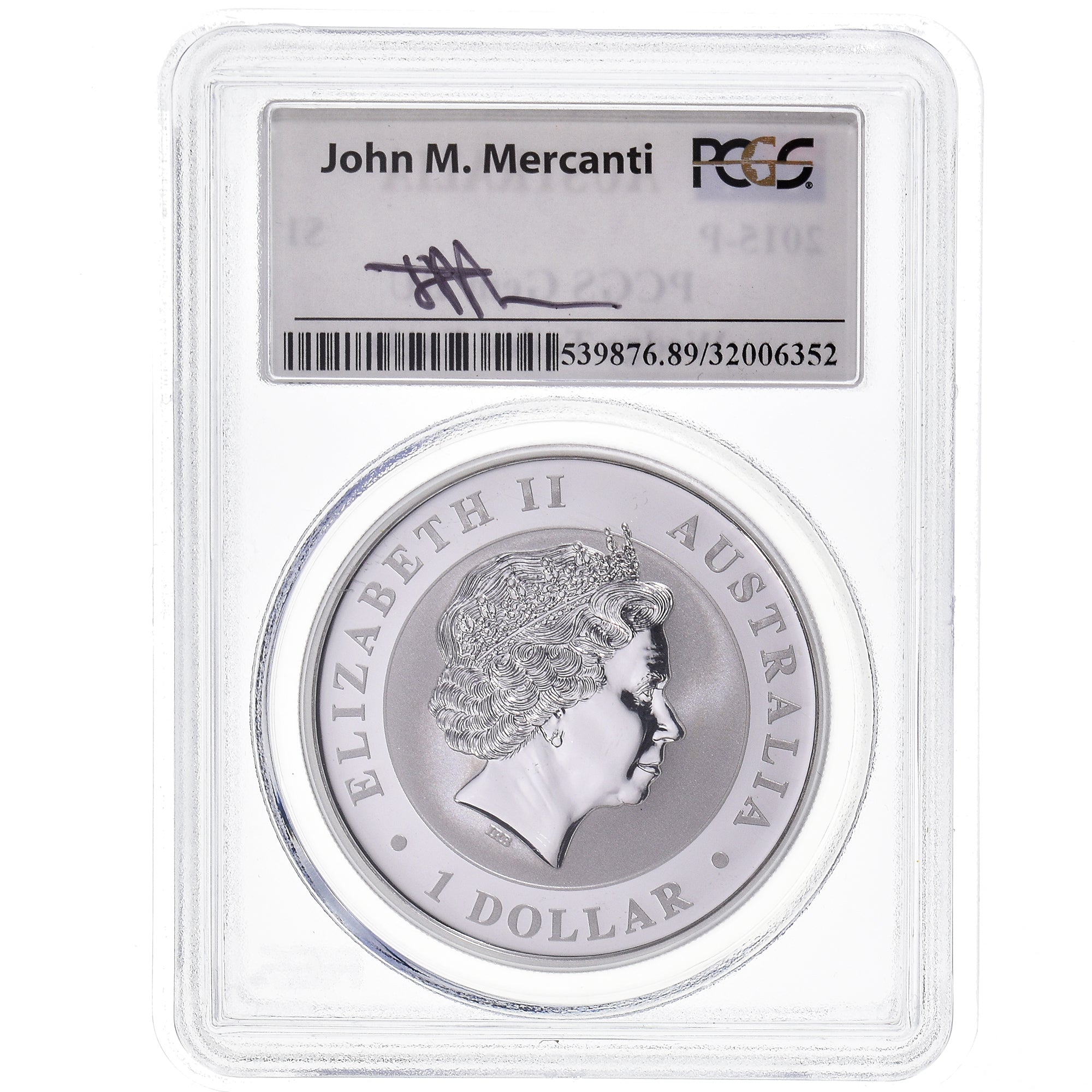 Coin, Australia, Australian Wedge-Tailed Eagle, 1 Dollar, 2015, PCGS, Gem BU