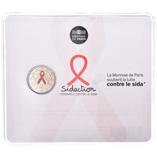 Frankreich, 2 Euro, Monnaie de Paris, Sidaction, 2014, Paris, BU, STGL