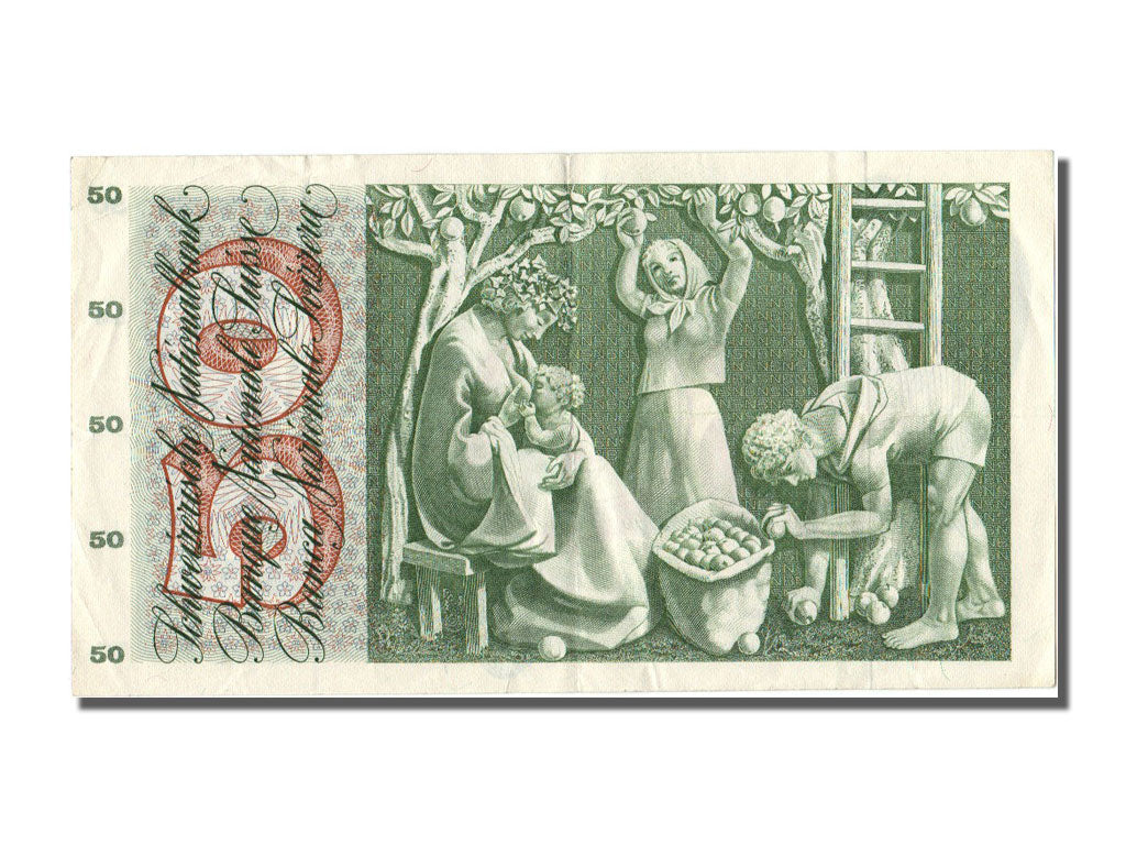 Geldschein, Schweiz, 50 Franken, 1969, 1969-01-15, SS