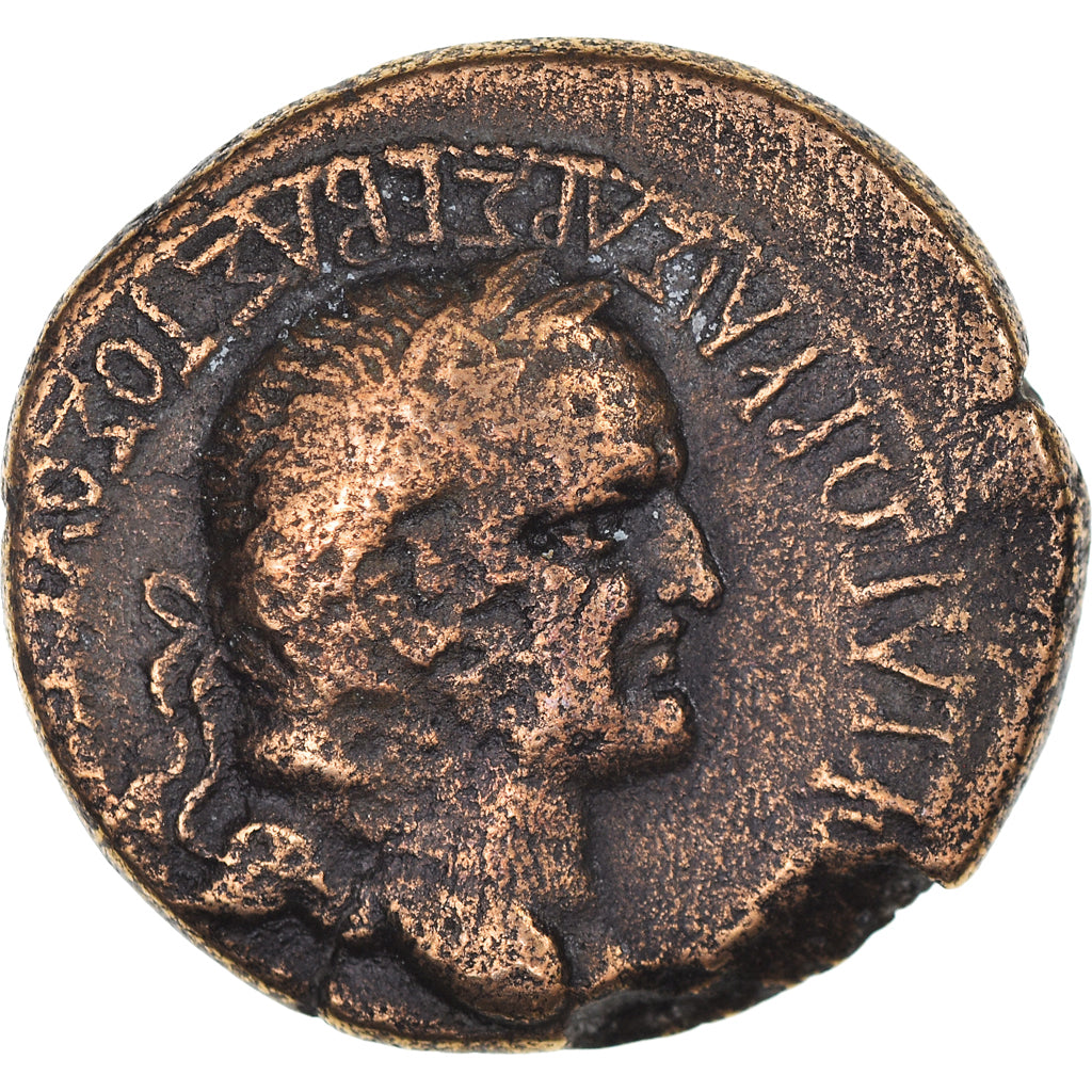 Coin, Phrygia, Vespasian, Bronze Æ, 69-79 AD, Apameia, VF(30-35), Bronze
