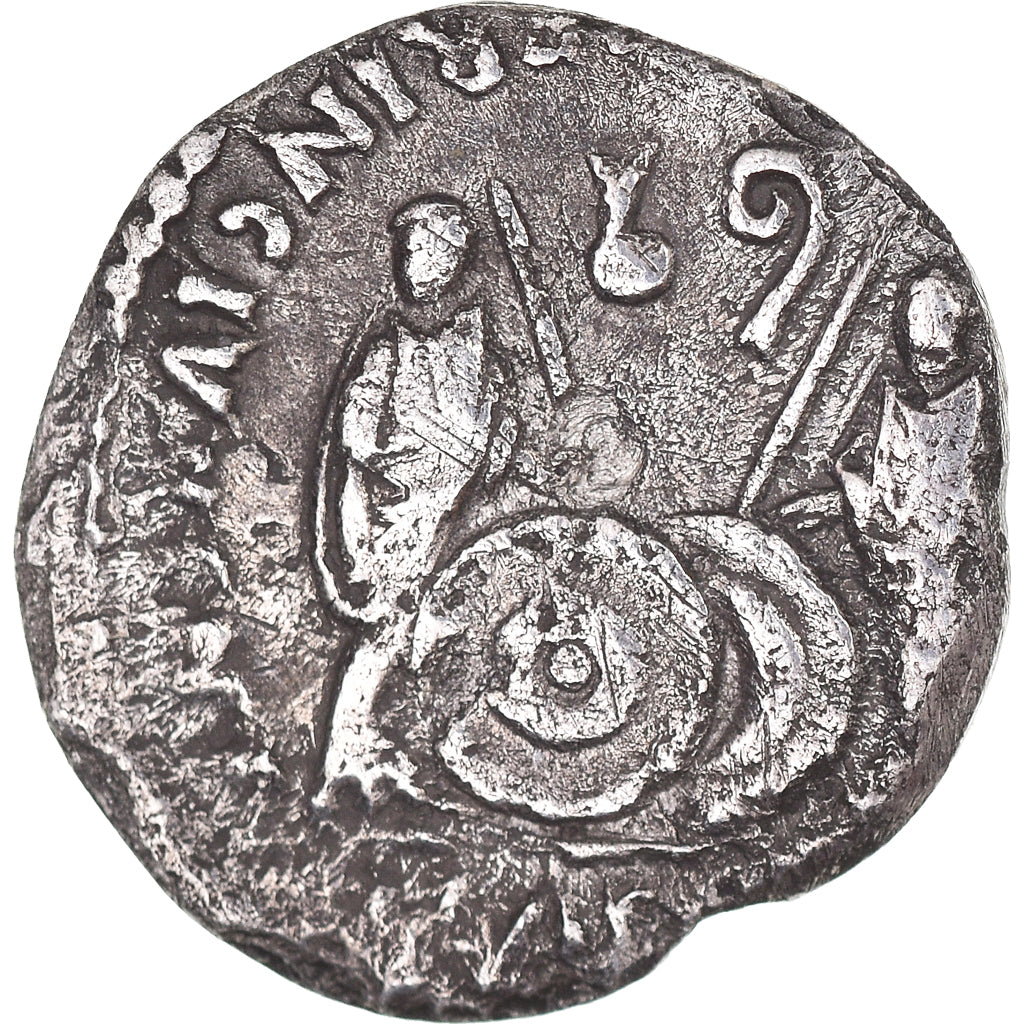 Coin, Augustus, Denarius, 2 BC-4 AD, Lyon - Lugdunum, VF(30-35), Silver, RIC:207