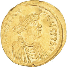 Coin, Constans II, Semissis, 641-668 AD, Constantinople, AU(50-53), Gold