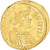 Moneta, Constans II, Semissis, 641-668 AD, Constantinople, AU(50-53), Złoto