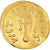 Moneta, Constans II, Semissis, 641-668 AD, Constantinople, AU(50-53), Złoto