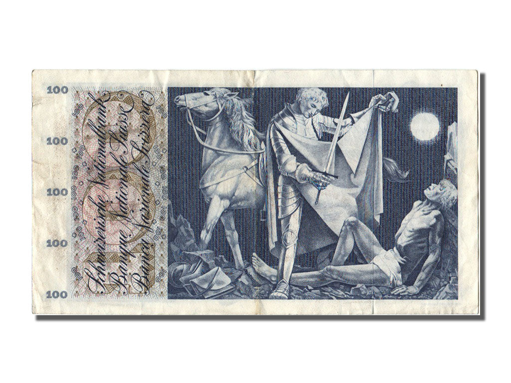 Switzerland, 100 Franken, 1972, KM #49n, 1972-01-24, EF(40-45), Y