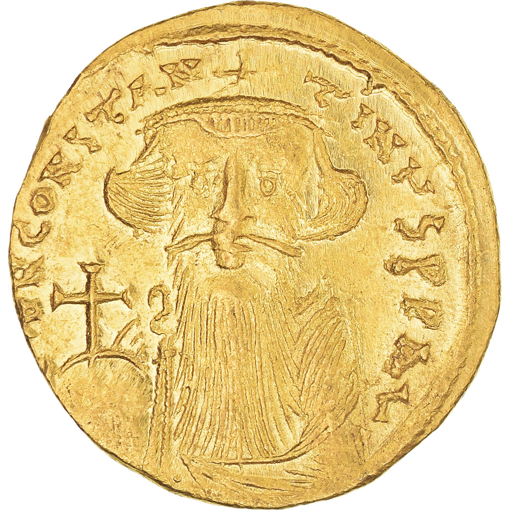 Coin, Constans II, Solidus, 651-654, Constantinople, MS(60-62), Gold, Sear:956