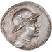 Moeda, Reino Greco-Báctrio, Plato, Tetradrachm, 145-140 BC, MS(60-62), Prata