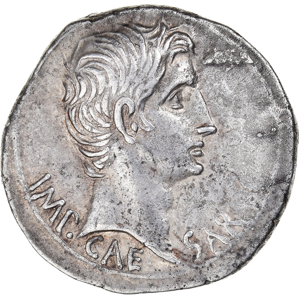 Moeda, Augustus, Cistophorus, 25-20 BC, Ephesos, AU(50-53), Prata, RIC:480