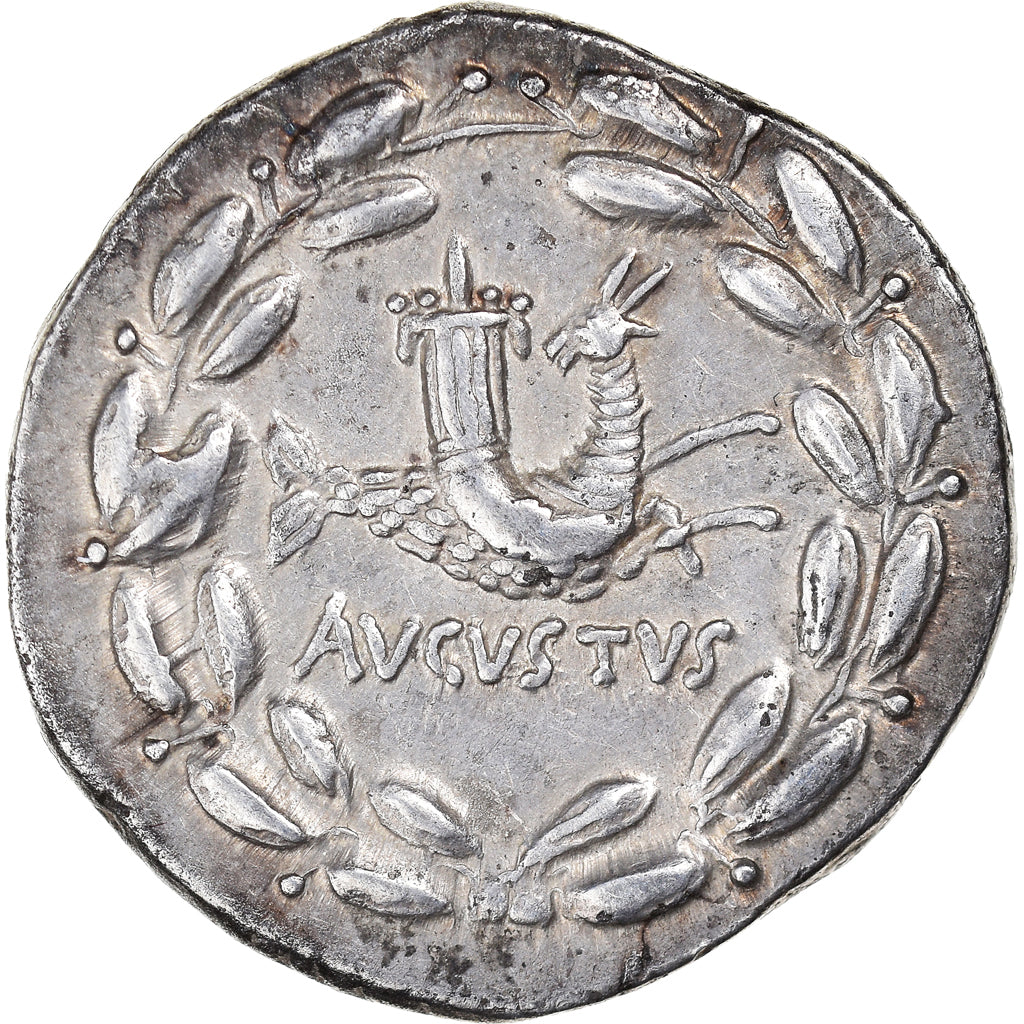 Moeda, Augustus, Cistophorus, 25-20 BC, Ephesos, AU(50-53), Prata, RIC:480