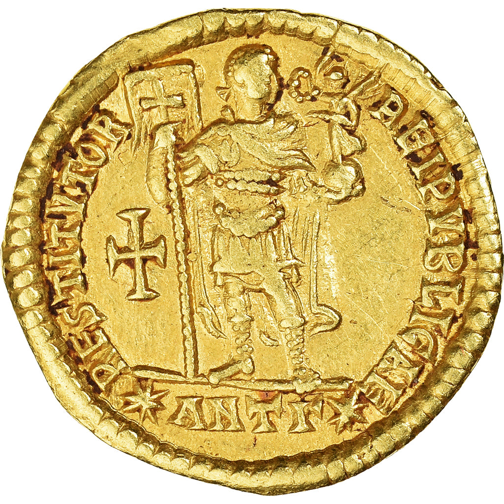 Moneta, Valentinian I, Solidus, 364, Antioch, BB+, Oro, RIC:2bxxxviii3