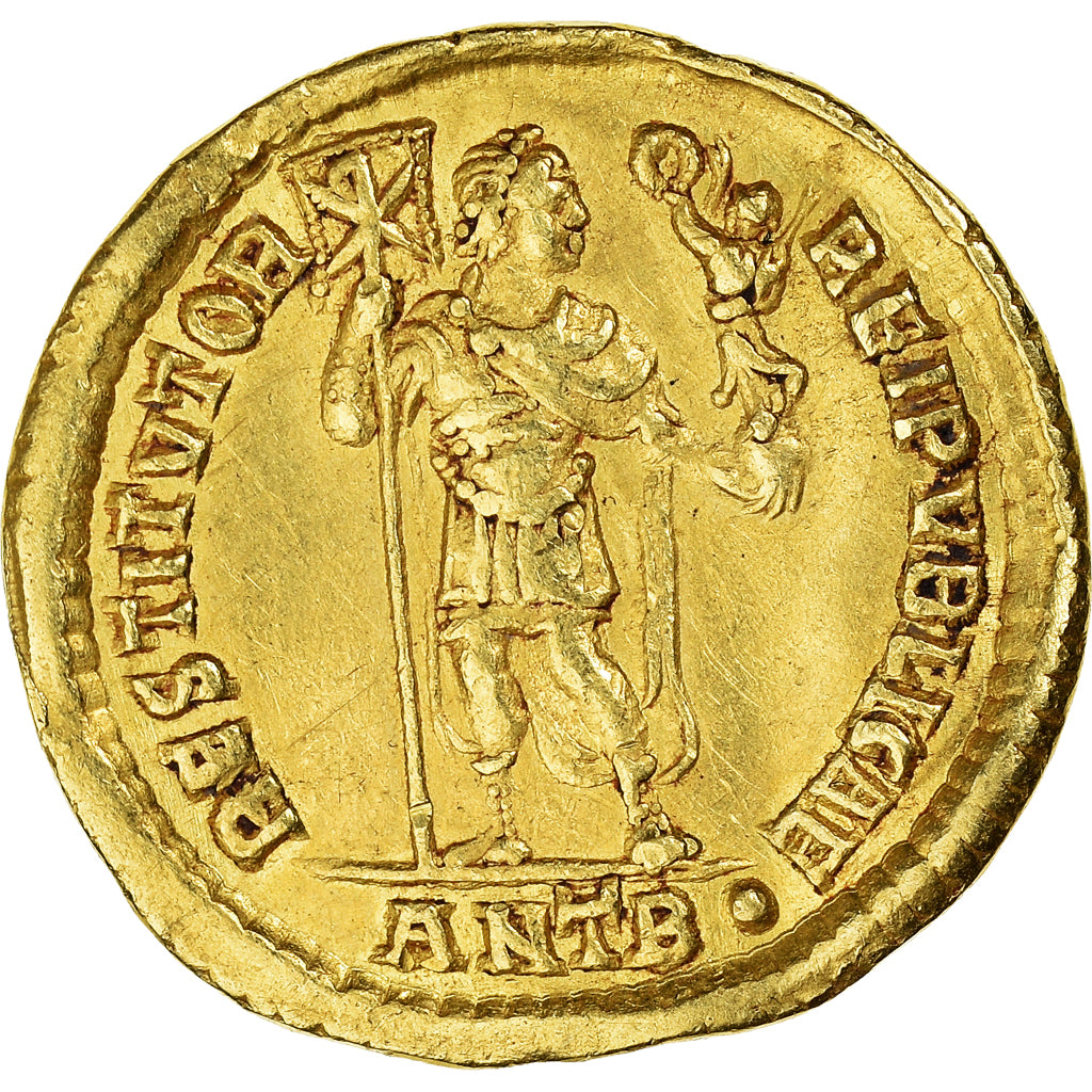 Moneda, Valens, Solidus, 366-367, Antioch, MBC+, Oro, RIC:2dxiii2