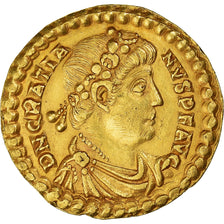 Gratian, Solidus, 375-378, Trier, Rare, Goud, PR, RIC:39c