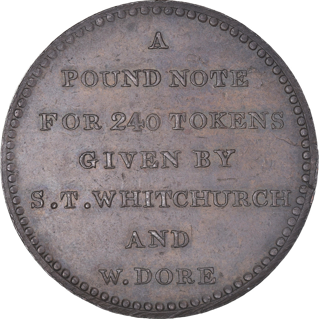 Moeda, Grã-Bretanha, Somerset, Penny Token, 1811, Bath, AU(55-58), Cobre