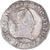 Moneta, Francia, Henri III, Franc au Col Plat, 1578, Rennes, BB, Argento