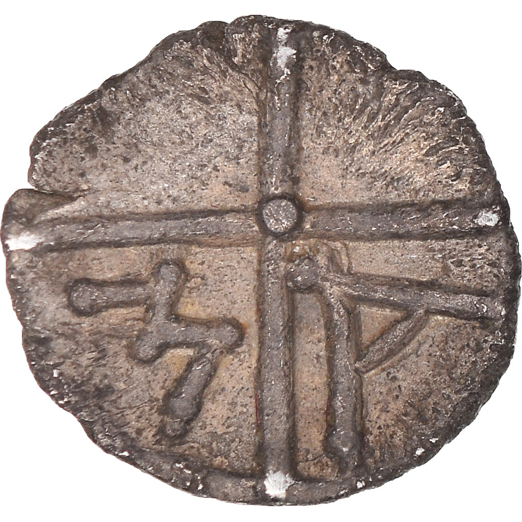 Coin, Nemausus, Obol MA, 125-75 BC, Nîmes, AU(55-58), Silver
