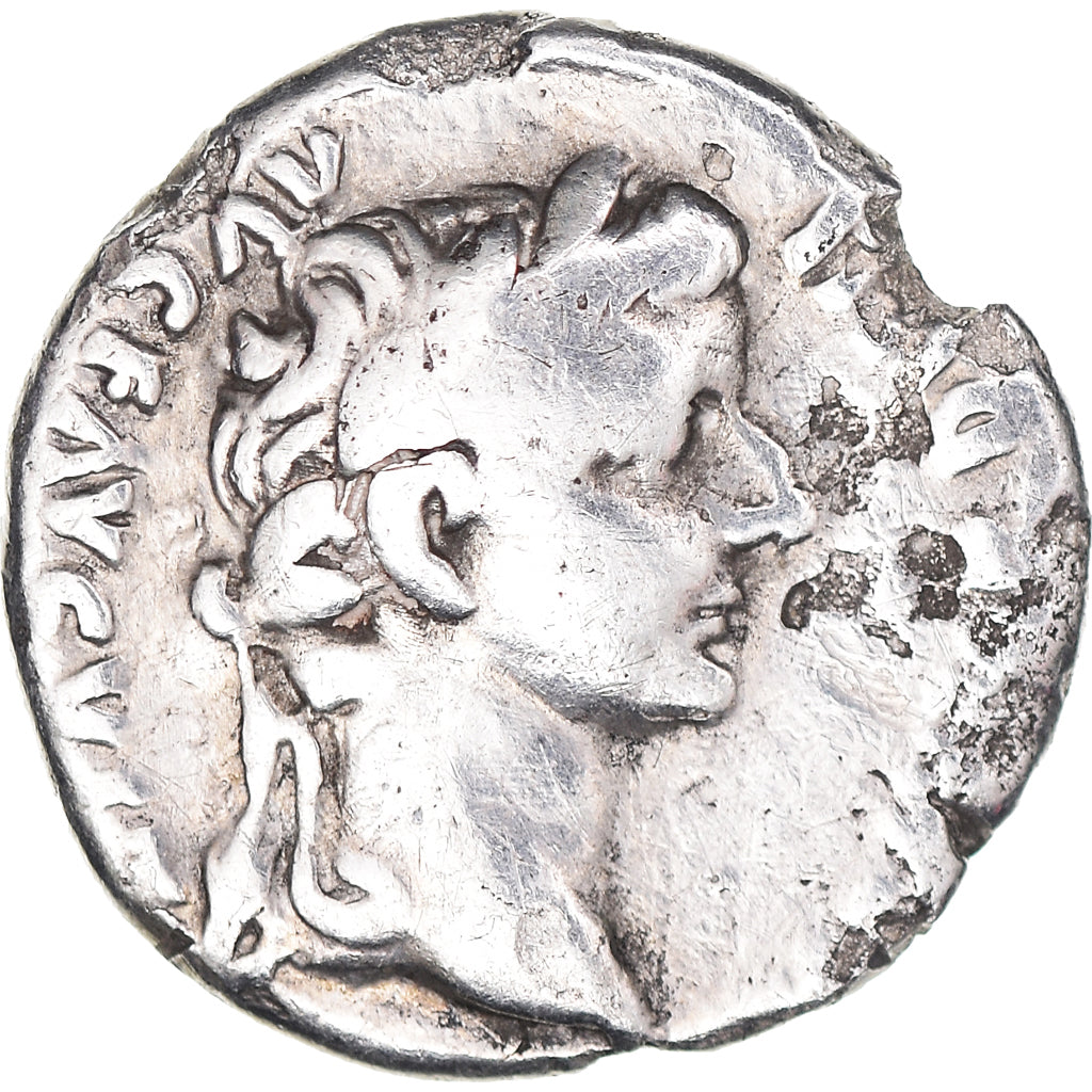 Coin, Tiberius, Denarius, 15-16 AD, Lyon - Lugdunum, VF(20-25), Silver, RIC:4.