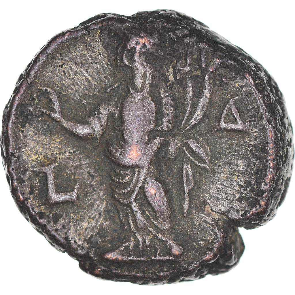 Monnaie, Égypte, Valérien II, Tétradrachme, 256-257, Alexandrie, TTB, Billon