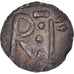 Moeda, França, Pépin le Bref, Denarius, 752-768, Quentovic, AU(50-53), Prata