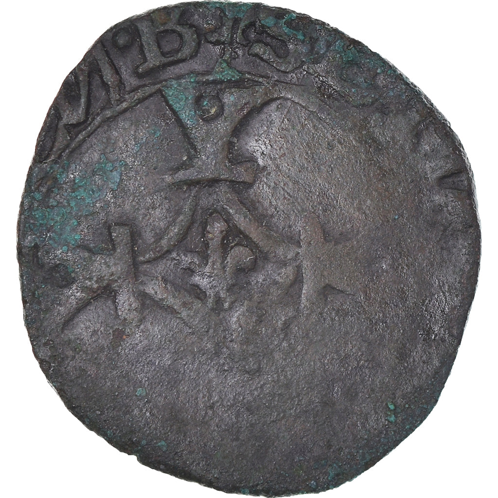 Münze, Belgien, Charles Quint, Double mite au K, Imitation, S, Kupfer