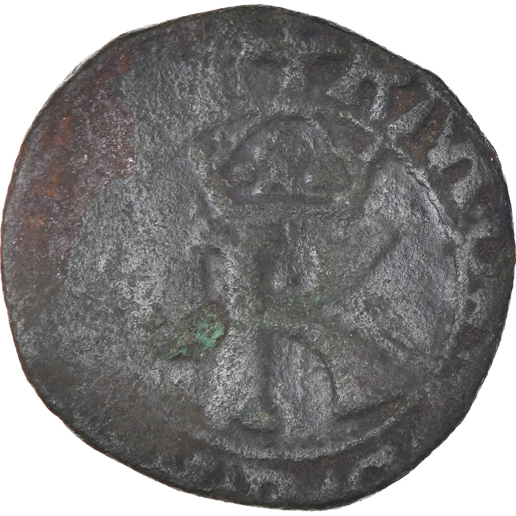 Münze, Belgien, Charles Quint, Double mite au K, Imitation, S, Kupfer