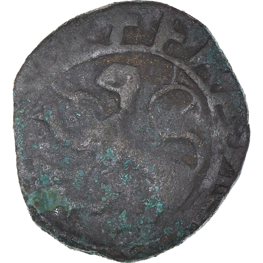 Monnaie, Belgique, Charles Quint, Double mite au lion, Imitation, TB, Cuivre