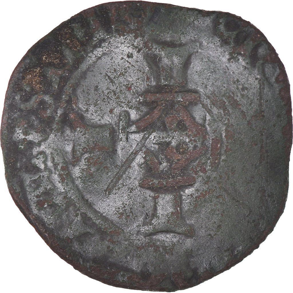 Coin, Belgium, Charles Quint, Double mite au lion, Imitation, VF(20-25), Copper