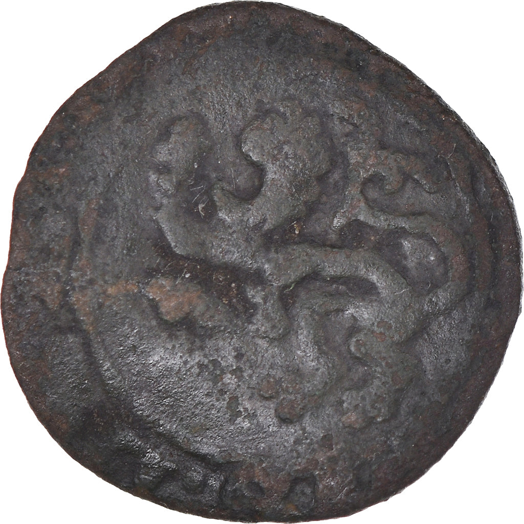 Münze, Belgien, Charles Quint, Double mite au lion, Imitation, S, Kupfer