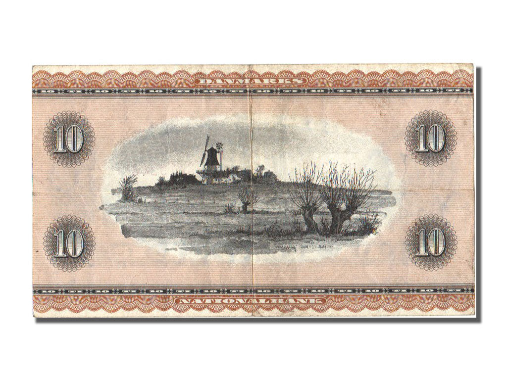 Banknot, Dania, 10 Kroner, 1963, EF(40-45)