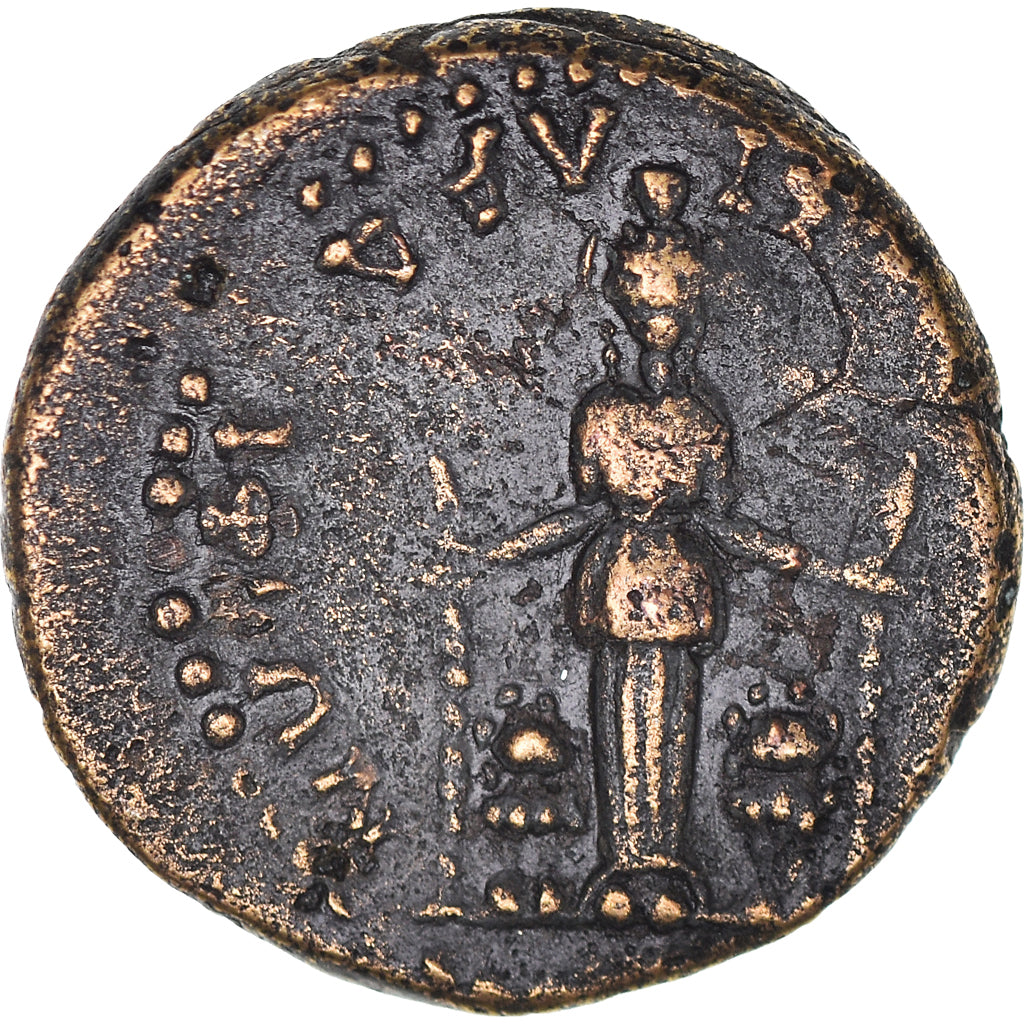 Coin, Lydia, Titus, Bronze Æ, 69-79, Philadelphia, EF(40-45), Bronze, RPC:1330