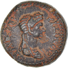 Coin, Lydia, Domitia, 1/3 Assarion, 82-96, Philadelphia, EF(40-45), Bronze