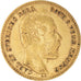 Coin, Sweden, Carl XV Adolf, Carolin, 10 Francs, 1869, EF(40-45), Gold, KM:716