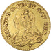 Moneda, Francia, Louis XV, 1/2 Louis d'or aux lunettes, 1727, Poitiers, BC+