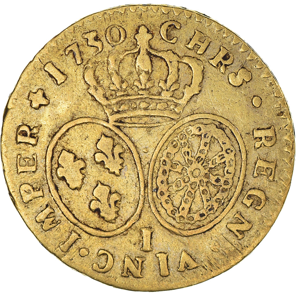 Coin, France, Louis XV, 1/2 Louis d'or aux lunettes, 1730, Limoges, VF(30-35)