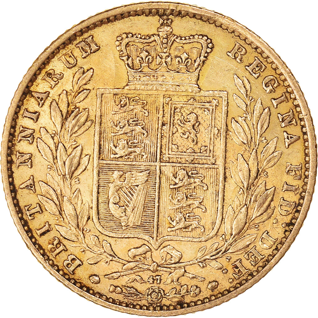 Coin, Great Britain, Victoria, Sovereign, 1866, London, Die number 47