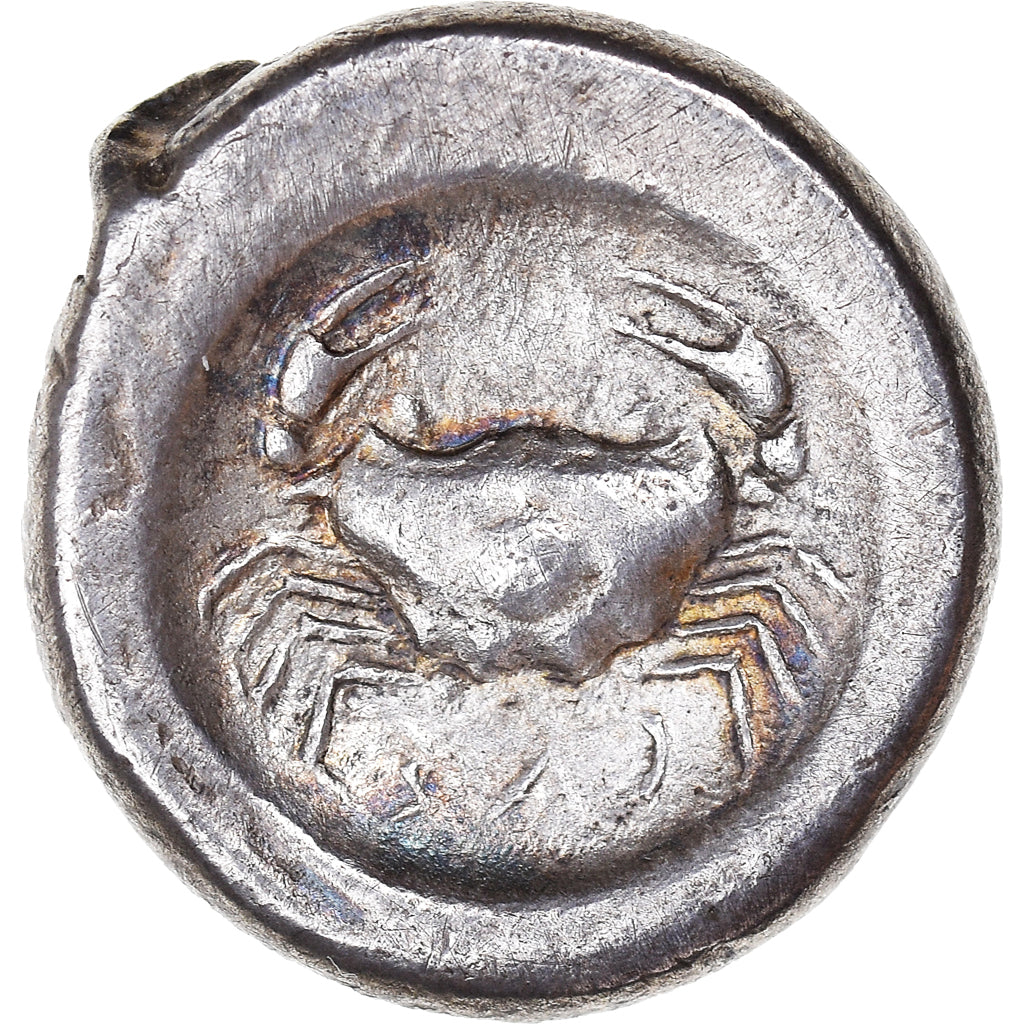 Moneda, Sicily, Didrachm, 495-485 BC, Agrigente, MBC+, Plata, HGC:2-94