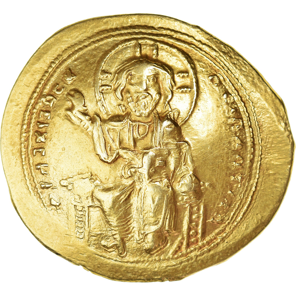 Moneda, Isaac Comnene, Histamenon Nomisma, 1057-1059, Constantinople, EBC, Oro