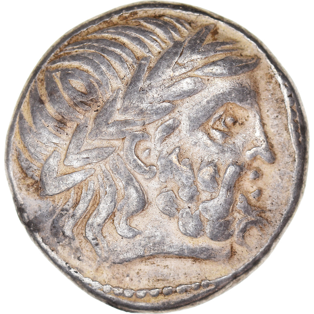 Moeda, Danubian Celts, Tetradrachm, 3rd-2nd century BC, Pedigree, EF(40-45)