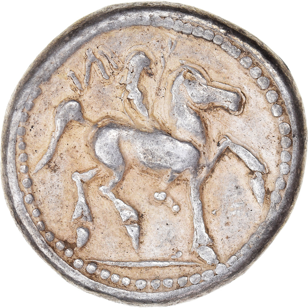 Moeda, Danubian Celts, Tetradrachm, 3rd-2nd century BC, Pedigree, EF(40-45)