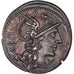 Moneda, Marcia, Denarius, 148 BC, Rome, Pedigree, MBC+, Plata, Crawford:215/1