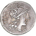 Moneta, Sempronia, Denarius, 148 BC, Rome, Pedigree, AU(50-53), Srebro